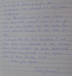 Satisfaction letter