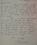 Satisfaction letter