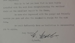 Satisfaction letter
