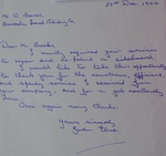 Satisfaction letter