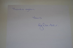 Satisfaction letter