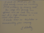 Satisfaction letter