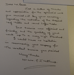 Satisfaction letter