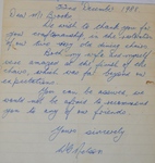Satisfaction letter