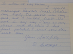 Satisfaction letter