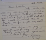 Satisfaction letter
