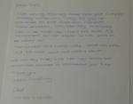 Satisfaction letter