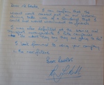 Satisfaction letter