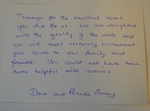 Satisfaction letter