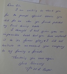 Satisfaction letter
