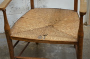 Rush carver chair