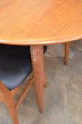 Teak table and chairs 
