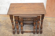 oak nest of tables 