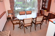 Mahogany table and chairs