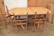 Mahogany table and chairs