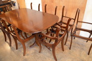 Mahogany table and chairs